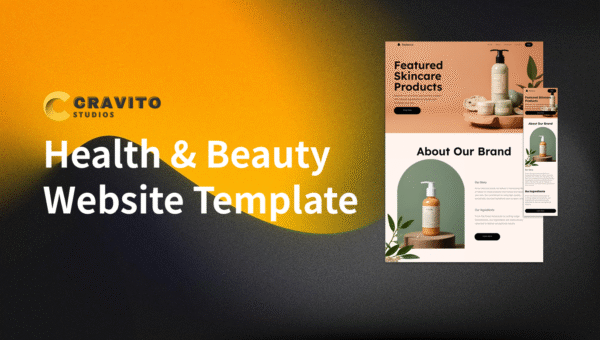 Health & Beauty Website Template