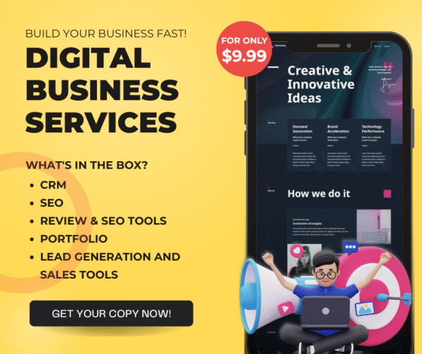 B2B: Digital Business Services Website-in-a-Box