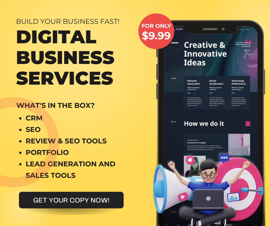 B2B: Digital Business Services Website-in-a-Box
