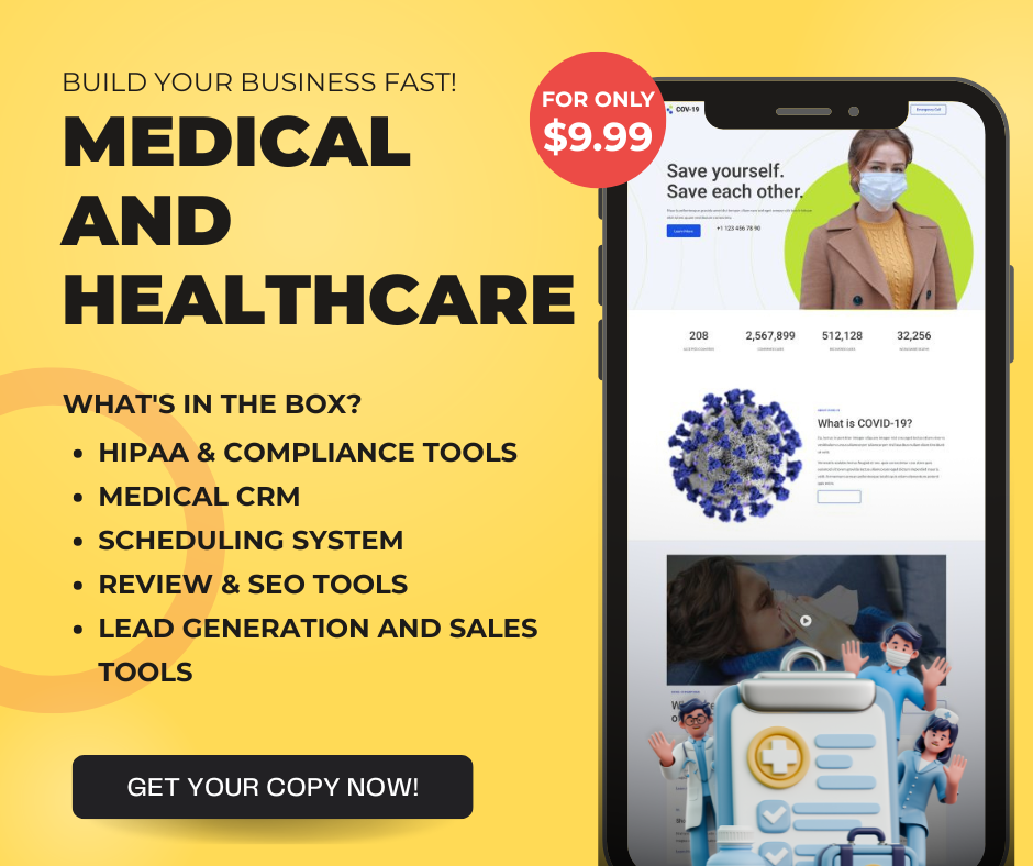 B2B: Medical and Healthcare Website-in-a-Box
