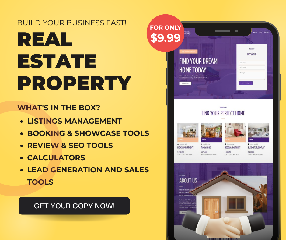 B2B: Real Estate Property Website-in-a-Box