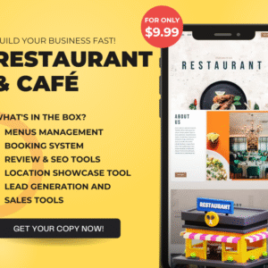 B2B: Restaurant Café Website-in-a-Box